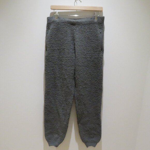 SKIMS Cozy Knit Jogger Sweatpants in Smoke Gray Lounge Comfort Minimalist Size L - Picture 2 of 13
